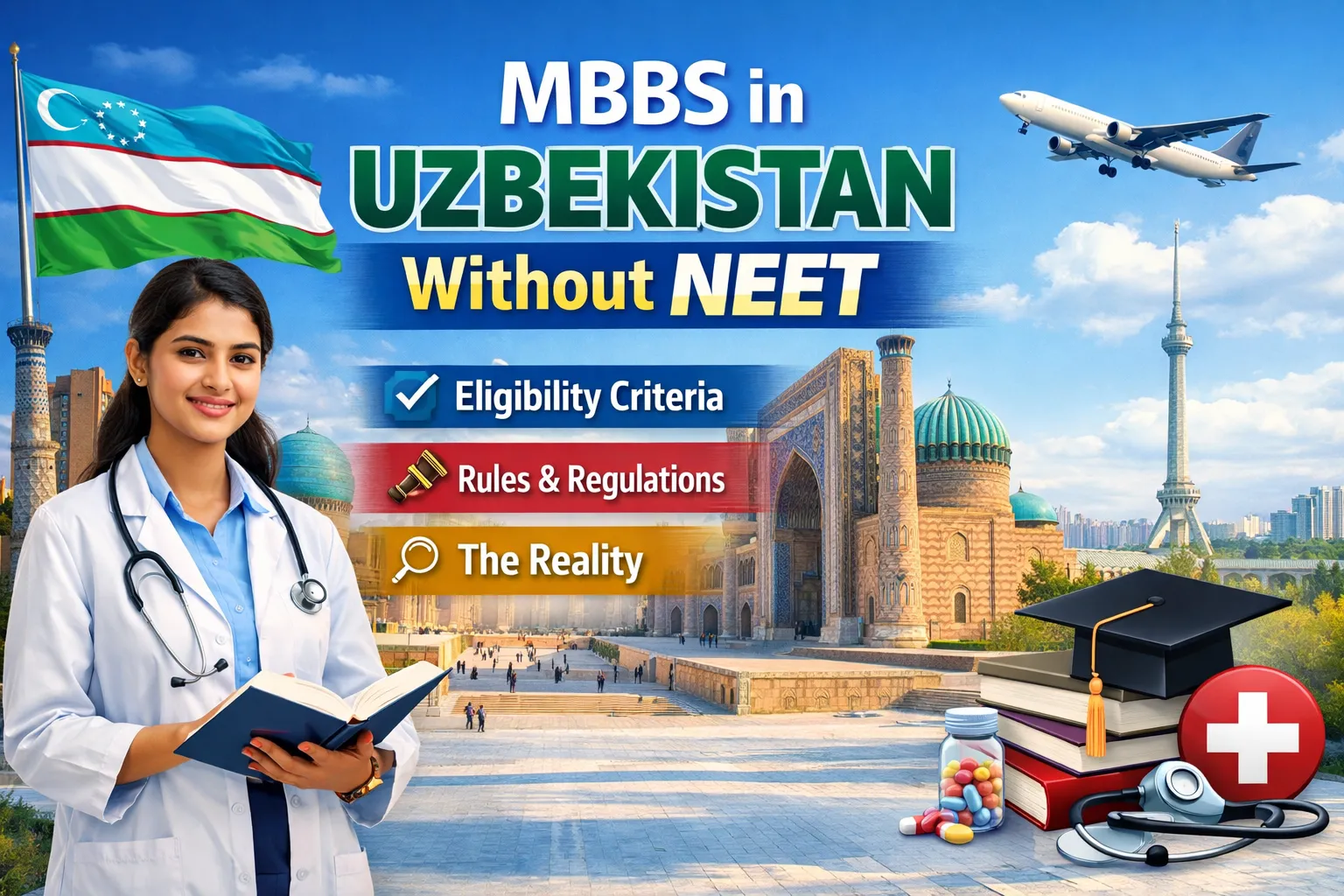 MBBS in Uzbekistan Without NEET: Qualifications, Guidelines & Truth